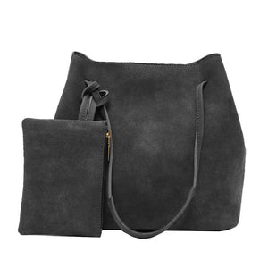 Evallium sac cuir + porte monnaie