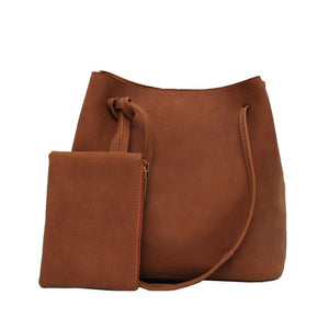 Evallium sac cuir + porte monnaie