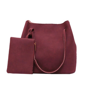 Evallium sac cuir + porte monnaie